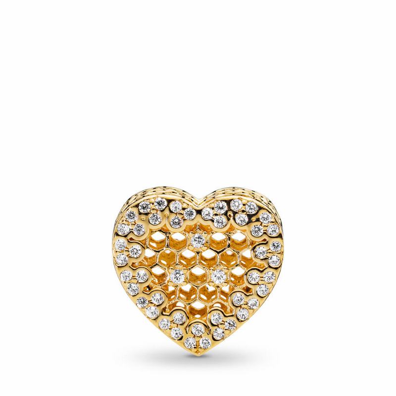 Pandora Shine™ Honeycomb Lace Charm Gold Egypt WD6857349